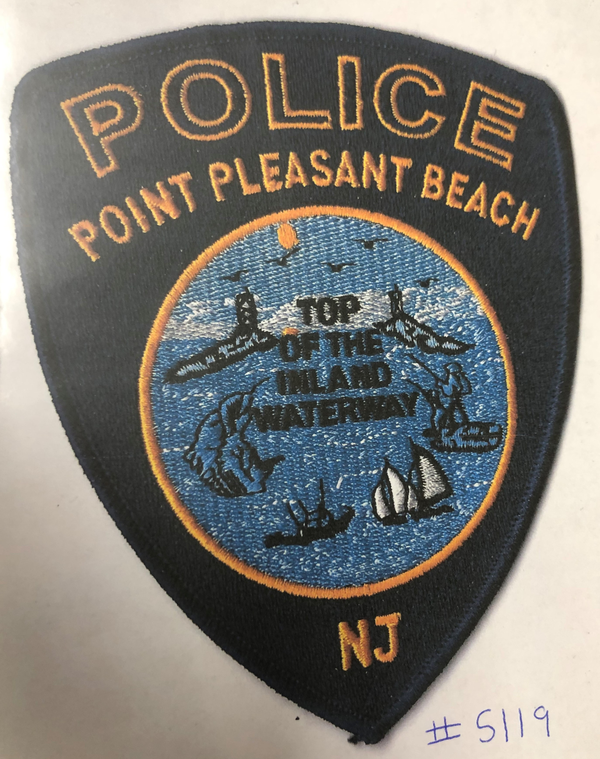POINT PLEASANT BEACH POLICE DEPARTMENT SLEEVE 5119